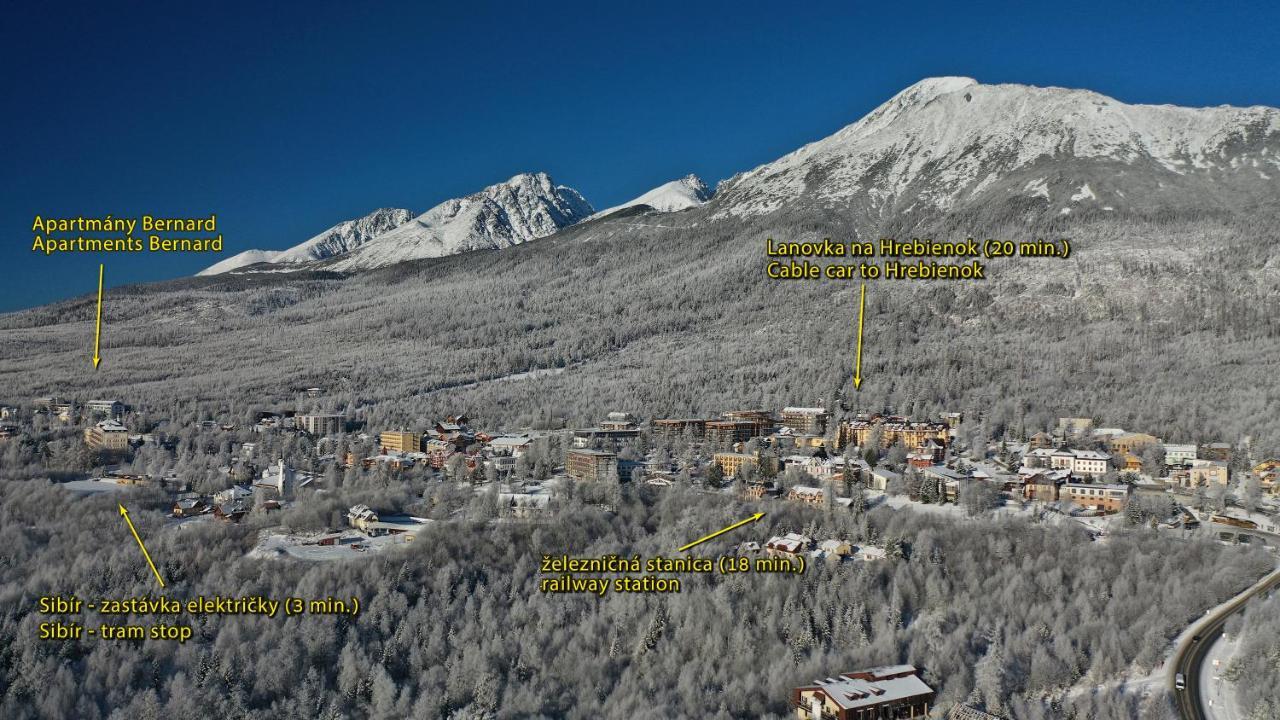 Cozy Studio With Netflix - Apartmanovy Dom Bernard Vysoké Tatry المظهر الخارجي الصورة